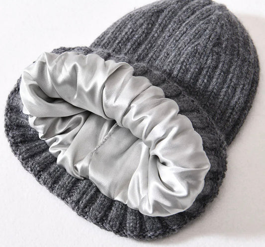 Tuque Cachemire doublée Satin