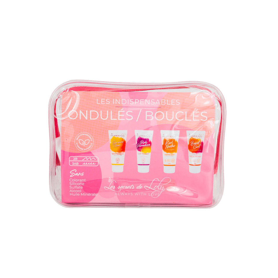 Trousse de Voyage Cheveux Ondulés à Bouclés
